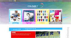 Desktop Screenshot of colour7.co.uk